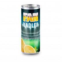 Radler - Mischgetränk aus Bier und Zitronenlimonade - Folien-Etikett, 250 ml